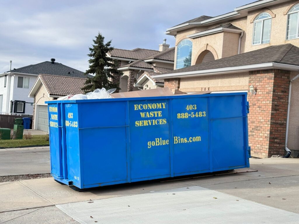 Calgary Dumpster Bin Rentals from Economy Waste Services